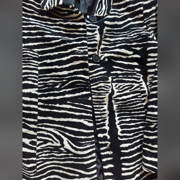 Zebra print Fall/Spring jacket - Picture 2 of 4
